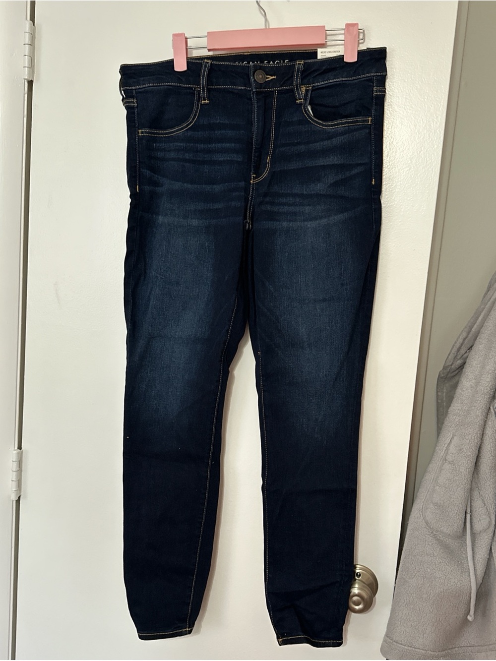 American Eagle Dark Blue Women’s Jeans  - Jegging Jeans